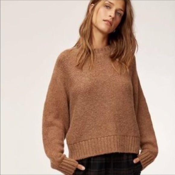 Aritzia Sweaters - ⭐️Aritzia Babaton Day Off Sweater❤️Aplaca made, soft and warm!⭐️